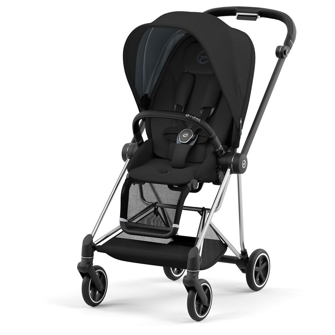 Cybex Mios 3 Stroller (One Box) - Chrome / Black / Deep Black