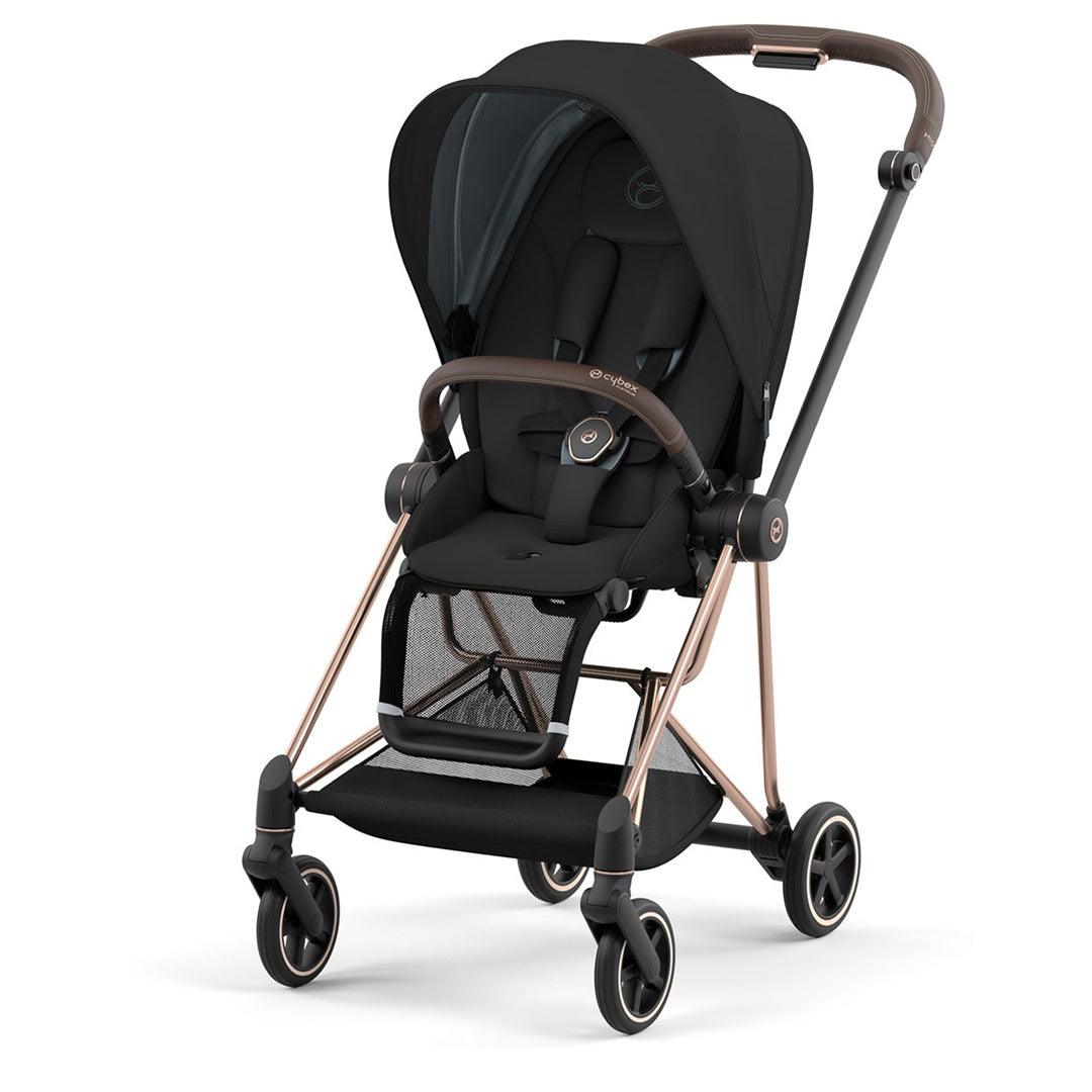 Cybex Mios 3 Stroller (One Box) - Rose Gold / Brown / Deep Black