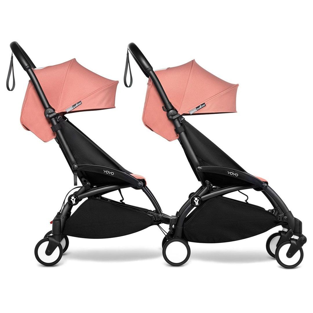 Babyzen YOYO Connect Double Stroller 6+ / 6+ Bundle - Black / Ginger