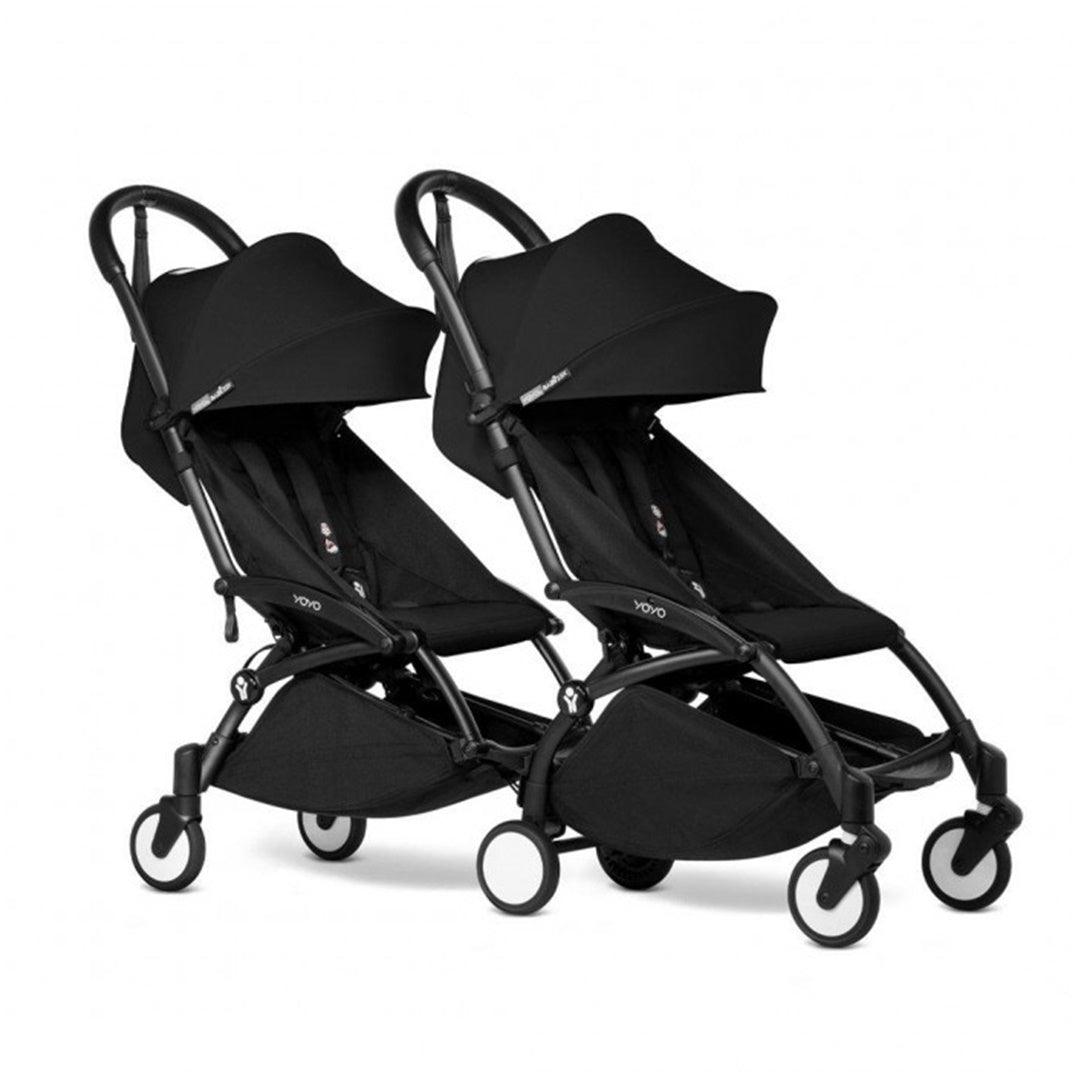 Babyzen YOYO Connect Double Stroller 6+ / 6+ Bundle - Black / Black