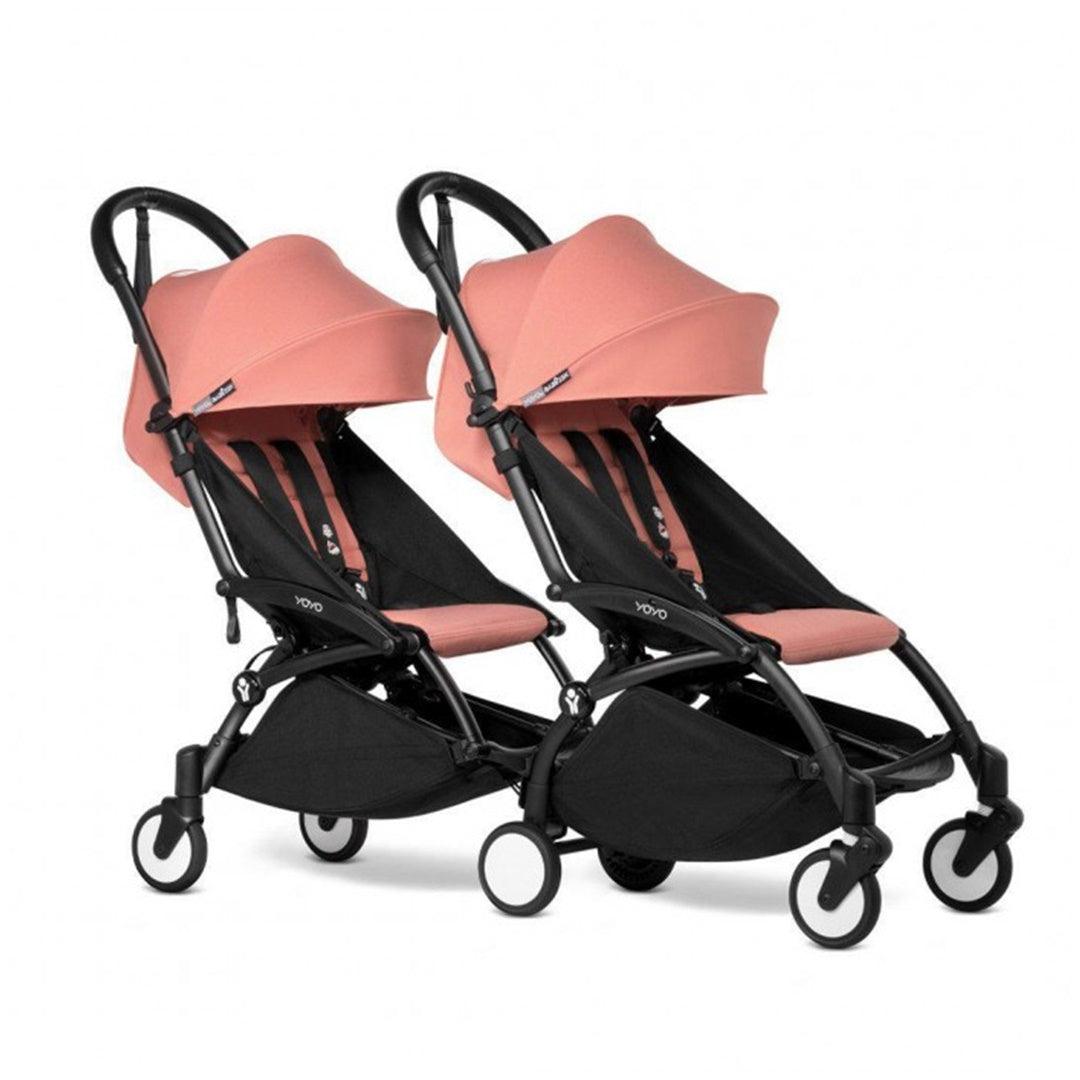 Babyzen YOYO Connect Double Stroller 6+ / 6+ Bundle - Black / Ginger
