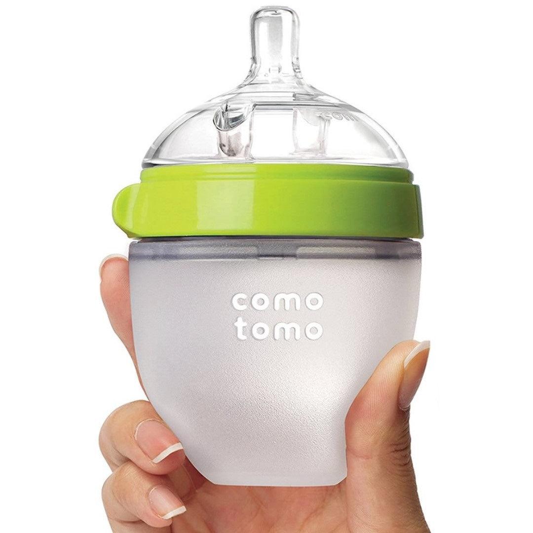 Comotomo Baby Bottle Bundle Green