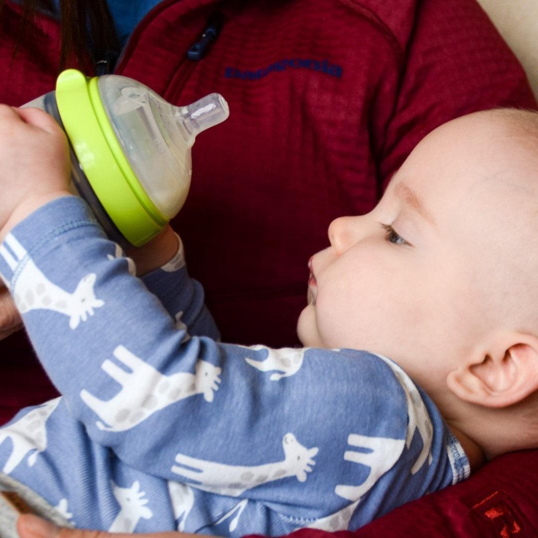 Comotomo Baby Bottle Bundle Green