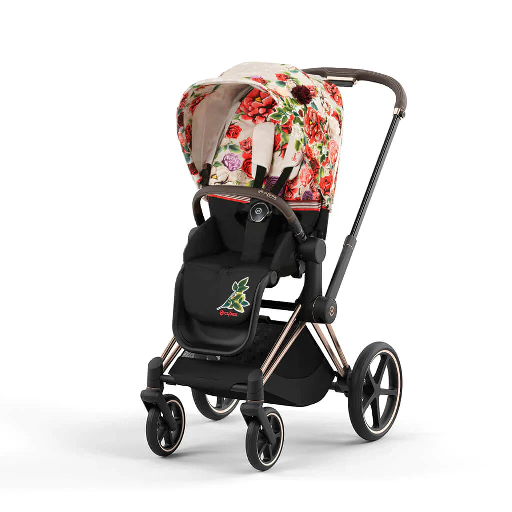 Cybex Priam 4 Complete Stroller Rose Gold - Spring Blossom Light